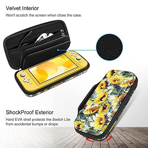 Fintie Carry Case for Nintendo Switch Lite 2019 - [Shockproof] Hard Shell Protective Cover Bag with 15 Game Card/2 Micro SD Card Slots - JOY2ESpree