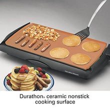 
                        
                          गैलरी व्यूवर में इमेज लोड करें, Hamilton Beach 38518R Durathon Ceramic Griddle, 200 sq. in, Black - JOY2ESpree
                        
                      