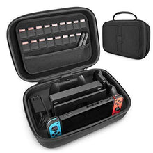 
                        
                          Load image into Gallery viewer, Carrying Storage Case for Nintendo Switch, LP Portable Travel Case Protective Hard Shell Bag with Separate Storage Space for Switch Console - JOY2ESpree
                        
                      