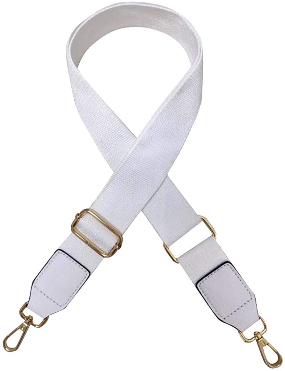 Beacone Wide Purse Strap Adjustable Canvas Replacement Crossbody Handbag Shoulder Bag Strap
