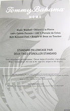 
                        
                          Cargar imagen en el visor de la galería, Tommy Bahama Standard Pillowcases Relaxed State Pineapple Pinstripe 100% Cotton Percale 2Pk.
                        
                      