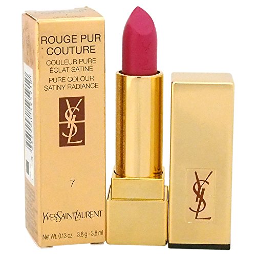 Yves Saint Laurent Rouge Pur Couture Pure Color Satiny Radiance Lipstick Le Fuchsia, 0.1 Ounce