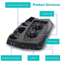 
                        
                          画像をギャラリービューアに読み込む, LIVIOR PS5 Stand Cooling Fan Station Accessories - JOY2ESpree
                        
                      