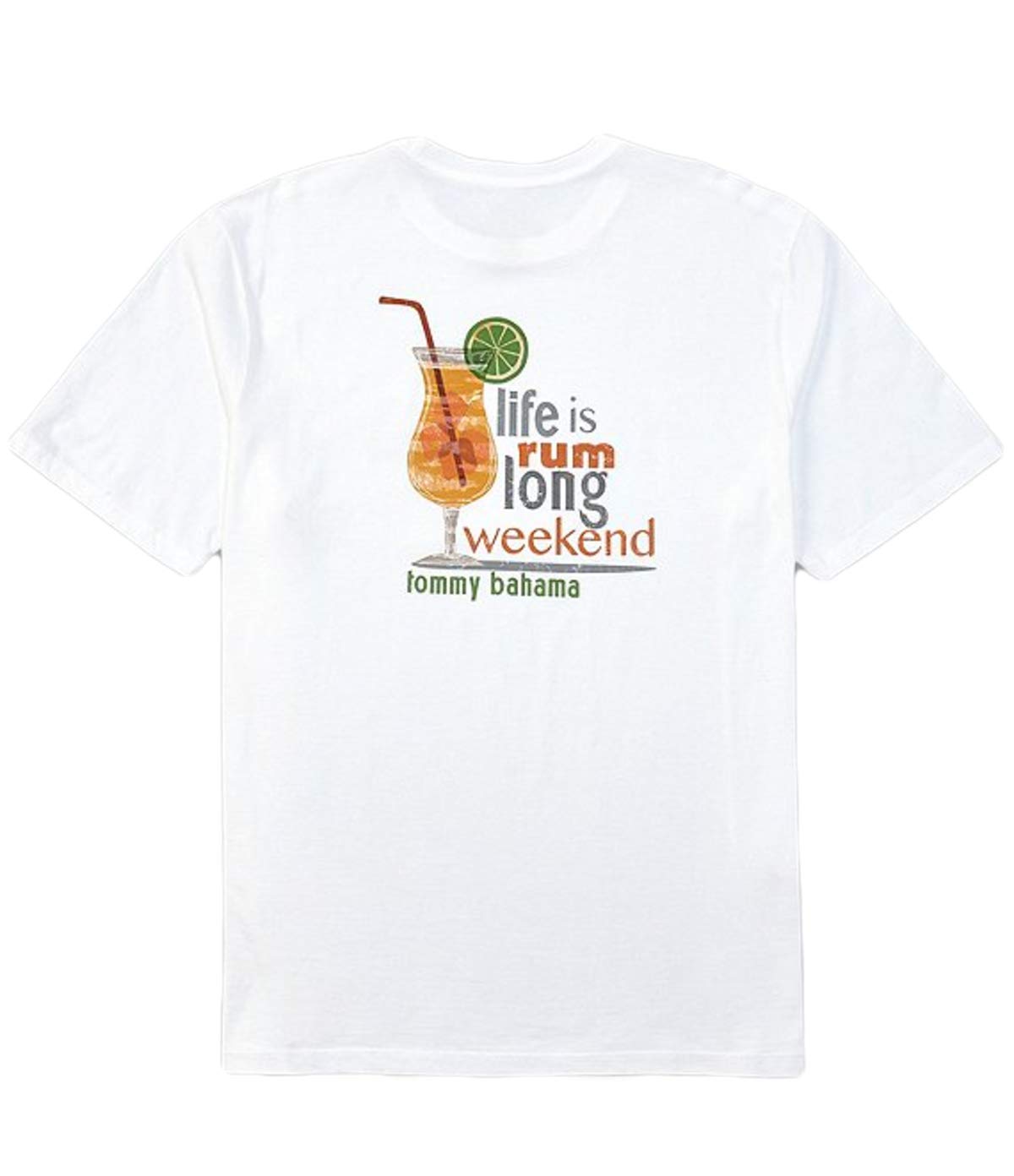 Tommy Bahama Mens Big & Tall Life is Rum Long Weekend T-Shirt