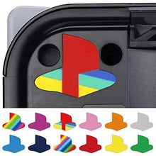 
                        
                          Load image into Gallery viewer, PlayVital Custom Vinyl Decal Skins for Playstation 5 Console, PS5 Logo Underlay Sticker - 9 Colors &amp; 3 Classic Retro Styles - JOY2ESpree
                        
                      