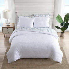 
                        
                          Load image into Gallery viewer, Tommy Bahama | Waffle Collection | Comforter Set Cotton Bedding in a Reversible Waffle Weave Texture, King, White,USHSA51166596,3
                        
                      
