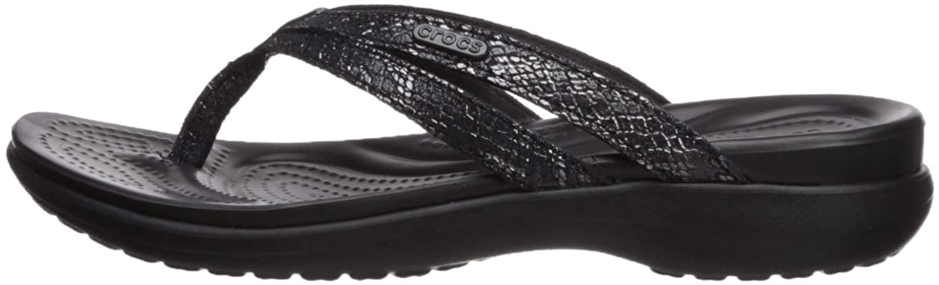 Crocs Women's Capri Strappy Flip Flop | Casual Comfortable Sandals