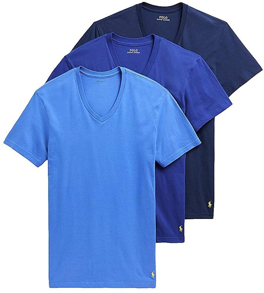 Polo Ralph Lauren Men's Classic Fit w/Wicking 3-Pack V-Necks