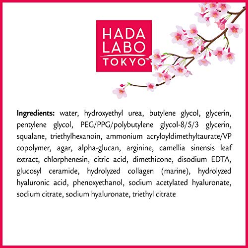 Hada Labo Tokyo Skin Plumping Gel Cream 1.76 Fl Oz - with Super Hyaluronic Acid & Collagen