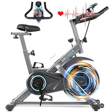 
                        
                          Cargar imagen en el visor de la galería, ANCHEER Exercise Bike Stationary, 49 Lbs Weight Capacity- Indoor Cycling Bike with Tablet Holder and LCD Monitor for Home Workout - JOY2ESpree
                        
                      