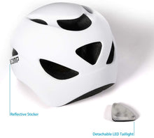 
                        
                          गैलरी व्यूवर में इमेज लोड करें, BASE CAMP Adult Bike Helmet with Rear Light for Urban Commuter Adjustable M Size
                        
                      