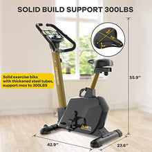 
                        
                          画像をギャラリービューアに読み込む, pooboo Magnetic Exercise Bike Upright Bike Stationary with Monitor &amp; Pad holder Home Workout - JOY2ESpree
                        
                      