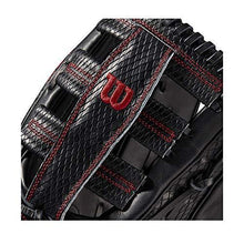 
                        
                          गैलरी व्यूवर में इमेज लोड करें, Wilson 2021 A2K 1775 w/SuperSkin (OF) Right Hand throw Baseball Glove - 12.75", Black/Black SS/Red - JOY2ESpree
                        
                      