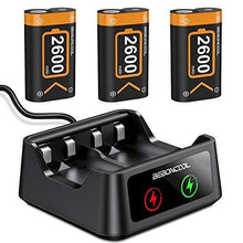 
                        
                          將圖片載入圖庫檢視器 BEBONCOOL Charger Kit for Xbox One Controller Battery Pack, 3x2600mAh Rechargeable Battery Packs Charging Station Kit - JOY2ESpree
                        
                      
