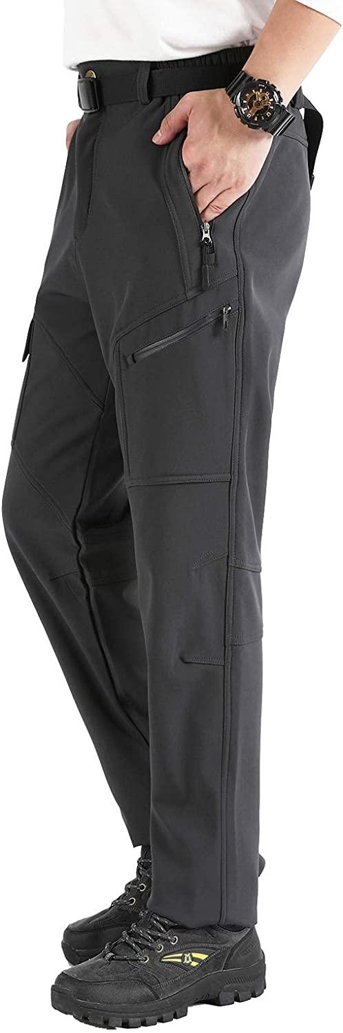 Singbring Men's Outdoor Windproof Waterproof Hiking Ski Snow Pants