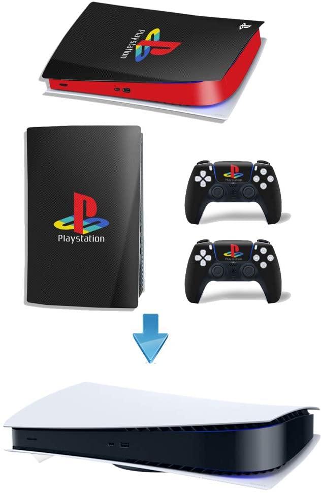 Decals Cover Whole Body Skin Protector for PS5 Playstation 5 Console Wrap Sticker Skin with 2 Wireless DualSense Controller Decal - JOY2ESpree