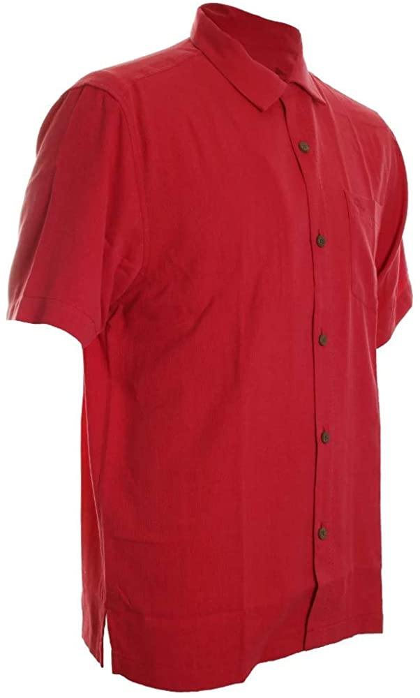 Tommy Bahama Mens Royal Bermuda Camp Shirt Short Sleeve Shirts - JOY2ESpree