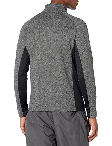 Spyder Active Sports Men's Outbound Half Zip Mid-Weight Mock Neck Sweater