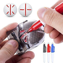 
                        
                          गैलरी व्यूवर में इमेज लोड करें, FINGER TEN Golf Ball Marker Line Drawing Tool 4 Color Value Pack Template Liner Stencil Putt Alignment - JOY2ESpree
                        
                      