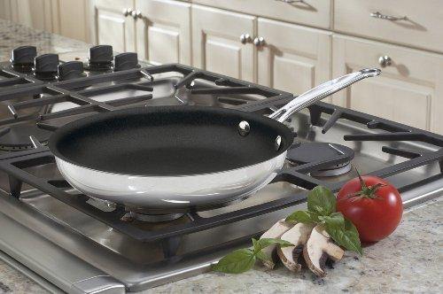 Cuisinart 722-24NS Chef's Classic Nonstick Stainless 10-Inch Open Skillet - JOY2ESpree