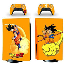 
                        
                          Load image into Gallery viewer, Decal Moments PS5 Standard Disc Console Controllers Full Body Vinyl Skin Sticker Decals for Playstation 5 Console and Controllers Goku Kids - JOY2ESpree
                        
                      
