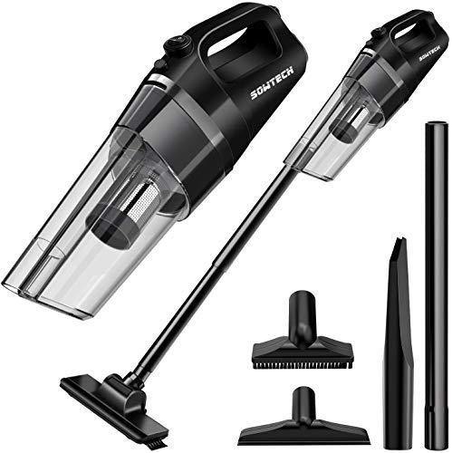 SOWTECH Cordless Vacuum Cleaner, Rechargeable Cyclonic Suction Stick Handheld Vacuum Cleaner 6 in 1 Multifunctional Stick  - JOY2ESpree
