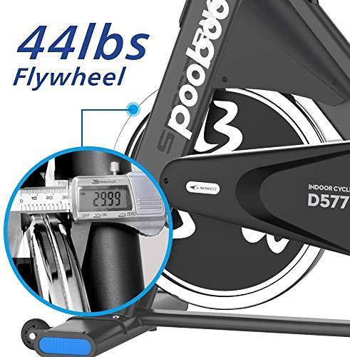 Indoor Cycling Exercise Bike 44lbs Flywheel Exercise Bike Belt Drive Stationary Bike - JOY2ESpree