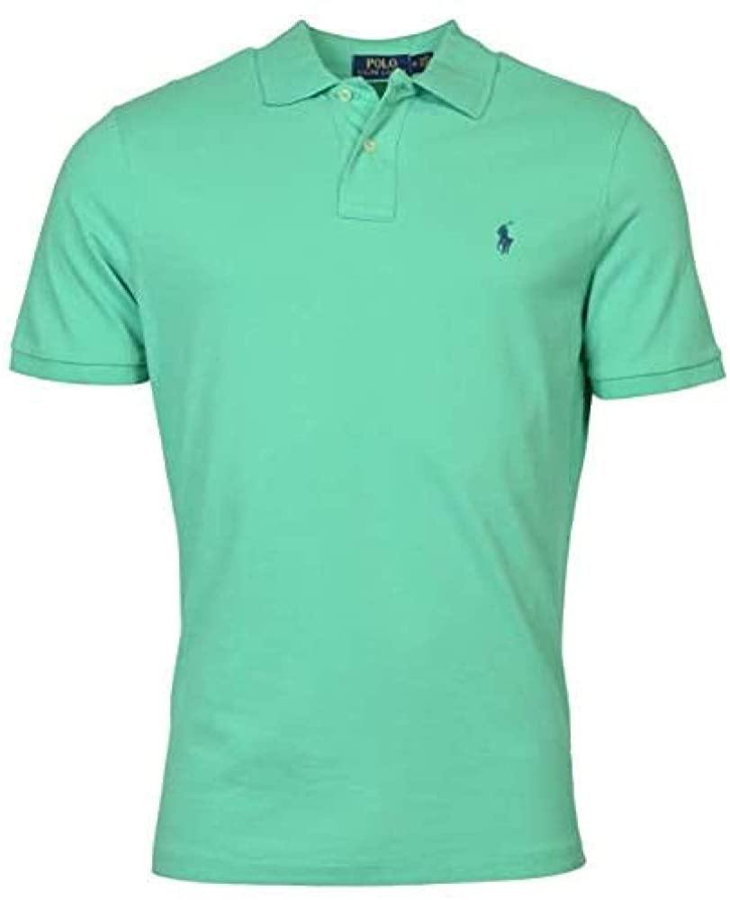 Polo RL Men's Custom Slim Fit Mesh Pony Shirt