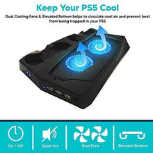 
                        
                          画像をギャラリービューアに読み込む, LIVIOR PS5 Stand Cooling Fan Station Accessories - JOY2ESpree
                        
                      