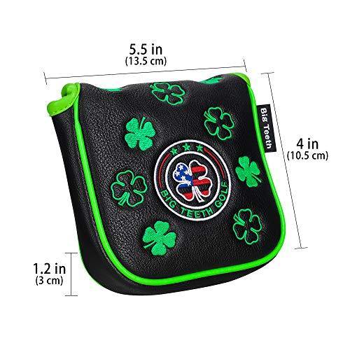 Golf Square Heel Shaft Mallet Putter Cover Headcover Dont FIT Stainless Putter Club Protector for Large Taylormade Scotty Cameron - JOY2ESpree