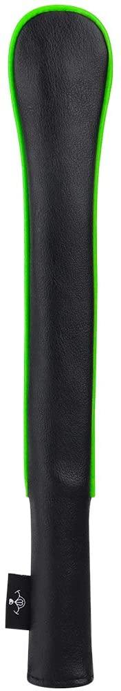Golf Alignment Stick Covers Lucky Clover Holds 2 Sticks Leather Elegant Stick Holder Golf Club Protector - JOY2ESpree