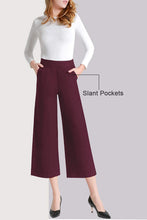 
                        
                          將圖片載入圖庫檢視器 Tsful High Waisted Wide Leg Pants for Women Summer Business Casual Crop Dress Pants Stretch Pull On Capris
                        
                      