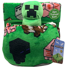 
                        
                          將圖片載入圖庫檢視器 Jay Franco Mine craft Travel Set - 3 Piece Kids Travel Set Includes Blanket, Pillow
                        
                      