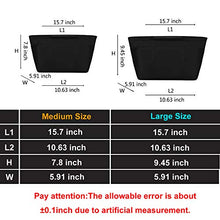
                        
                          Load image into Gallery viewer, bridawn Nylon Tote Organizer Purse Insert Pocketbook Organizer Insert Handbag Divider with Handles Zipper Closure
                        
                      