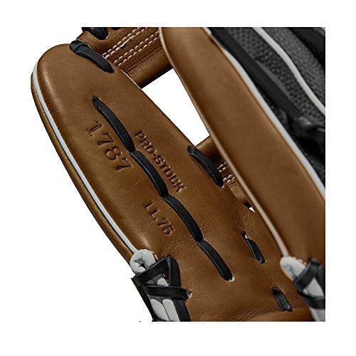 Wilson A2000 11.75-Inch SuperSkin Baseball Glove, Saddle Tan/White/Black, Left (Right Hand Throw) - JOY2ESpree