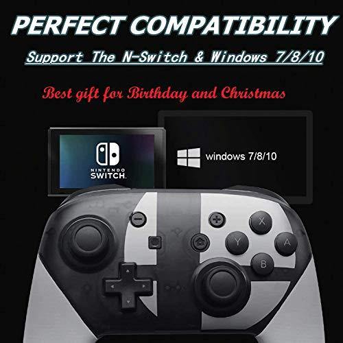 Wireless pro Game Controller 2-Pack for Nintendo Switch by Gamebound (Black & White) - JOY2ESpree