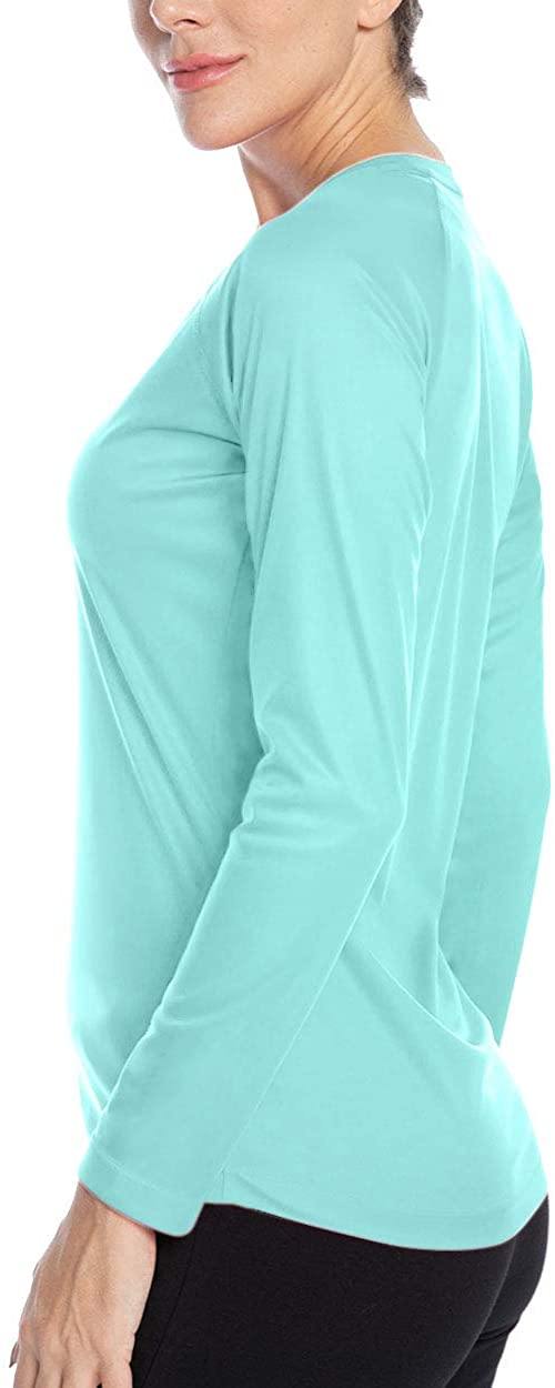 Women's UPF 50+ Sun Protection Hiking Shirts Long Sleeve Quick Dry Rashguard Athletic Running Fishing Shirts - JOY2ESpree
