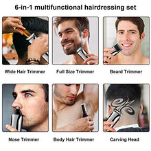 
                        
                          画像をギャラリービューアに読み込む, SURKER Beard Trimmer for Men Hair Clippers Body Mustache Nose Hair Groomer Cordless Precision Trimmer 6 in 1 Grooming Kit Waterproof USB Rechargeable
                        
                      