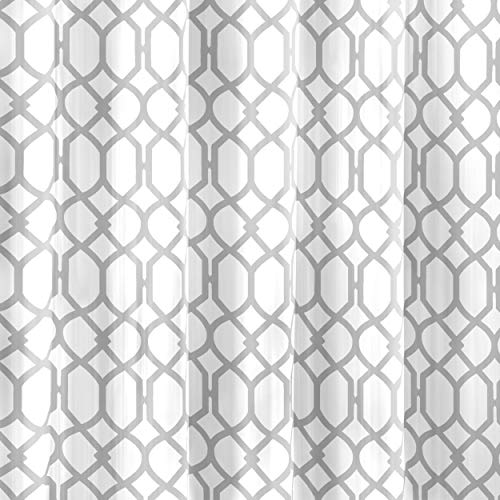 Tommy Bahama 200781 Cotton Shower Curtain, Shoretown Trellis Gray