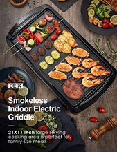 
                        
                          Cargar imagen en el visor de la galería, Deik Electric Griddle, 11" x 21", Nonstick 1600W Pancake Griddle - JOY2ESpree
                        
                      