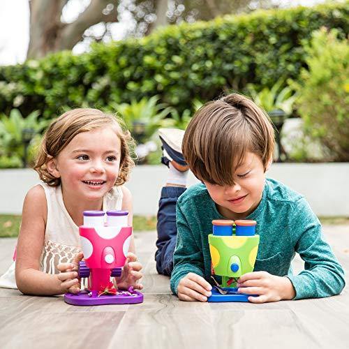 Educational Insights GeoSafari Jr. My First Microscope, Science Toys, Extra-Large Dual Eyepieces, Preschool STEM Toy, Ages 3+ - JOY2ESpree