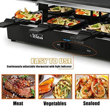 
                        
                          Muat gambar ke penampil Galeri, Artestia Raclette Table Grill, Electric Korean BBQ Grill Indoor Cheese Raclette for 8 Person - JOY2ESpree
                        
                      