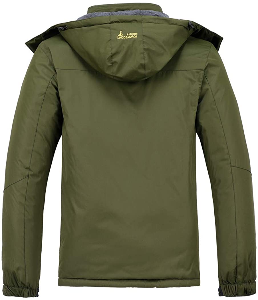 MOERDENG Men's Waterproof Ski Jacket Warm Winter Snow Coat Mountain Windbreaker Hooded Raincoat Snowboarding Jackets