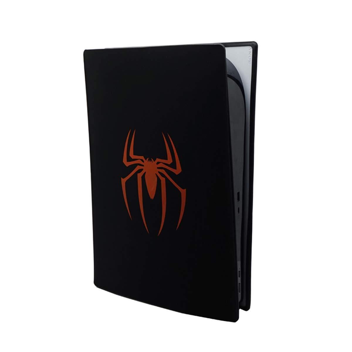 DOMILINA PS5 Silicone Skin Cover, Dustproof Anti-Scratch Anti-Fall Protector Case for Sony Playstation 5 Disk Edition Console (Disk Edition, Spider) - JOY2ESpree