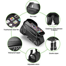 
                        
                          Load image into Gallery viewer, VANWALK Bike Bag with Phone Holder for Mountain Bike, Bike Handlebar Bag
                        
                      