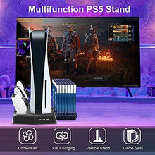 
                        
                          Muat gambar ke penampil Galeri, PS5 Stand with Cooling Fan and Dual Controller Charger Station - JOY2ESpree
                        
                      