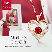 
                        
                          Cargar imagen en el visor de la galería, CDE Forever Love Heart Women Necklace 925 Sterling Silver Rose Gold Plated Birthstone Pendant Necklaces for Women - JOY2ESpree
                        
                      