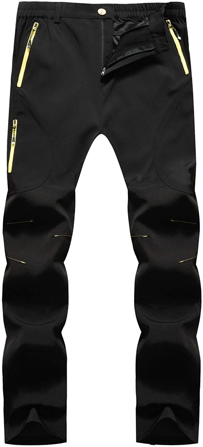 Singbring Men's Outdoor Windproof Waterproof Hiking Ski Snow Pants