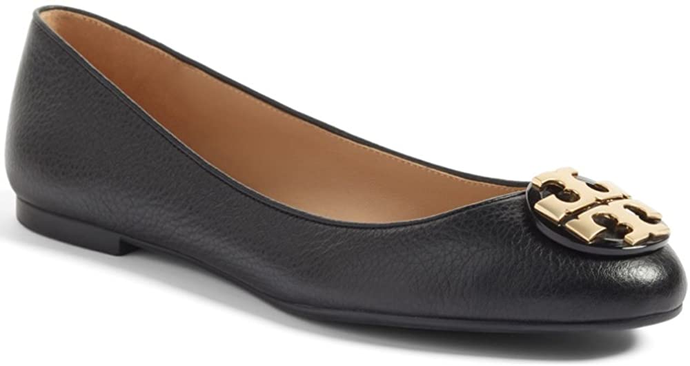 Tory Burch Tumbled Leather Claire Ballet Flat