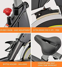 
                        
                          Cargar imagen en el visor de la galería, Sovnia Exercise Bike, Stationary Bikes, Fitness Bike with iPad Holder, LCD Monitor and Comfortable Seat Cushion - JOY2ESpree
                        
                      